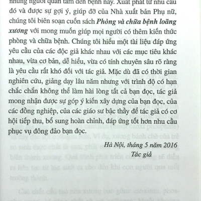 Phòng Và Chữa Bệnh Loãng Xương