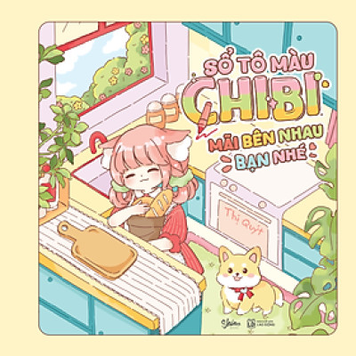 Sổ Tô Màu Chibi Mãi Bên Nhau Bạn Nhé