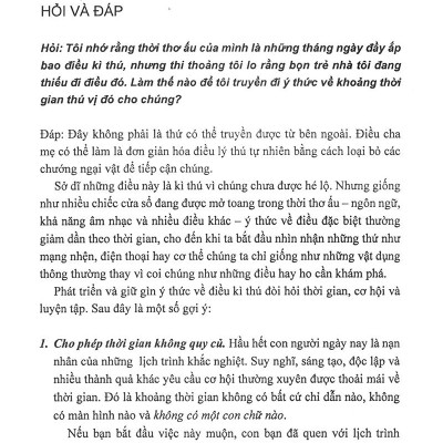 Để Trẻ Tự Do Suy Nghĩ