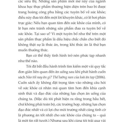 Bênh Vực Thực Phẩm