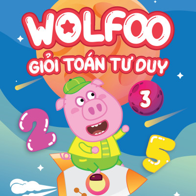 Combo 6 cuốn : Wolfoo Giỏi Toán Tư Duy
