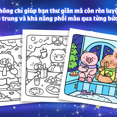 Capybara & Ngân hà lấp lánh