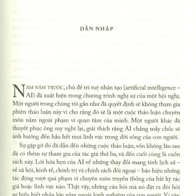 Thời Đại AI Và Tương Lai Loài Người Chúng Ta