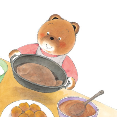 Sách - Dtpbooks - Chúc mừng năm mới - Sách tranh ehon Gấu con Kuma - Những chuyện nhỏ hàng ngày
