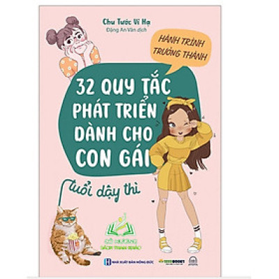 Sách Hành trình trưởng thành: 32 Quy tắc phát triển dành cho con gái tuổi dậy thì Bizbooks