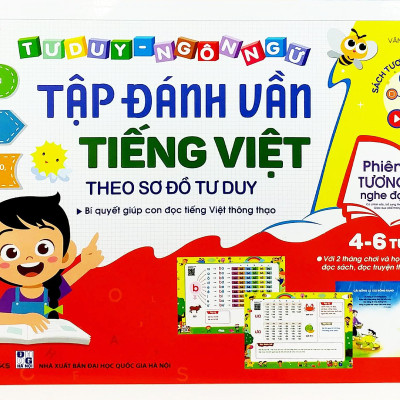Tập Đánh Vần Tiếng Việt Theo Sơ Đồ Tư Duy (4-6 Tuổi) - Phiên Bản Tương Tác (Tái Bản 2023)