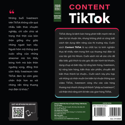 Sách - Content Tiktok - Hà Nham