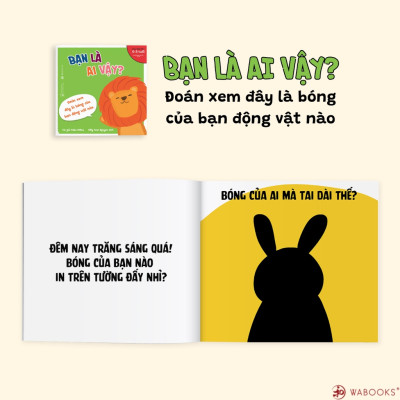 Sách Ehon Nhật Bản Combo 4 cuốn Bạn là ai vậy Dành cho trẻ từ 0 3 tuổi