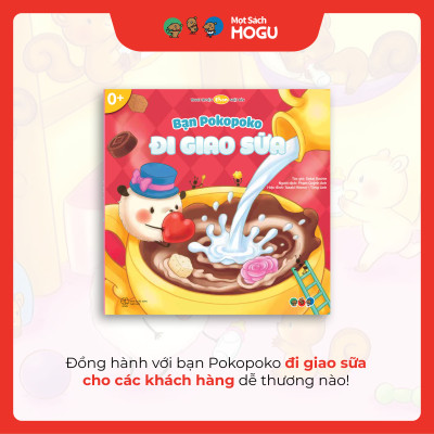 Truyện Ehon bé 1-2-3 tuổi - Bạn Pokopoko đi giao sữa