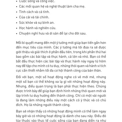 Sách - 100 Bí Quyết Của Người Thành Công - Những Bài Tập Nhỏ Thay Đổi Cuộc Đời