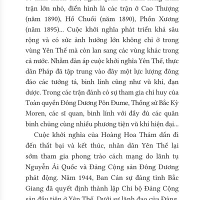 Một vùng Yên Thế (bản in 2024)