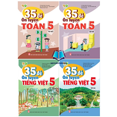Sách - Combo 35 Đề ôn luyện Toán + Tiếng việt lớp 5 (Kết nối tri thức với cuộc sống)