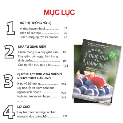 Sách mới: Ăn lành sống mạnh + Toàn cảnh dinh dưỡng (TB)