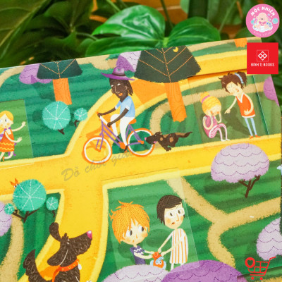 Sách tương tác - Rèn luyện kỹ năng đầu đời cho trẻ - 30 câu trắc nghiệm cho trẻ từ 4 tuổi - Đinh Tị Books