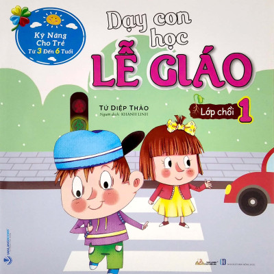 Combo  Dạy Con Học Lễ Giáo - 6 Cuốn - Tứ Diệp Thảo - Tái Bản - Vanlangbooks