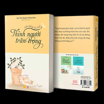 SÁCH: "NĂM THÁNG VỘI TRÔI, THỈNH NGƯỜI TRÂN TRỌNG" - GIA THỐ (GYATSO RINPOCHE ) - SÁCH TÔN GIÁO, TÂM LINH -HIỆU SÁCH GENBOOKS, BÌA CỨNG, IN MÀU