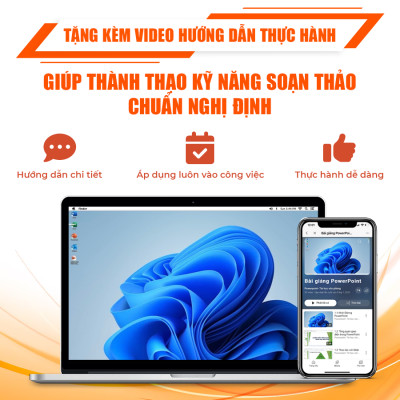 Sách PowerPoint Tin Học Văn Phòng Từ Cơ Bản Đến Nâng Cao Cho Người Đi Làm + Tặng Kèm Video Hướng Dẫn
