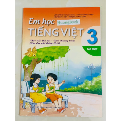 Sách - Combo Em Học Tiếng Việt 3 Tập 1+2 (Theo Chương Trình Giáo Dục Phổ Thông 2018) - ĐN