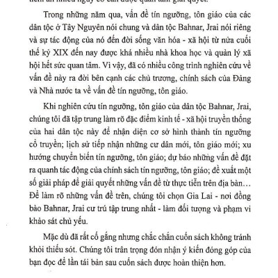 Tín Ngưỡng Và Tôn Giáo Dân Tộc Bahnar - Jrai