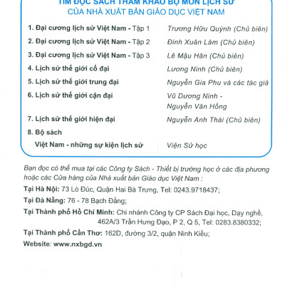 Lịch Sử Thế Giới Cận Đại (Tái bản 2024) 