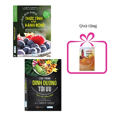 Combo sách: Toàn cảnh dinh dưỡng (TB) + Liệu trình dinh dưỡng (TB), tặng sách Sống mạnh mẽ