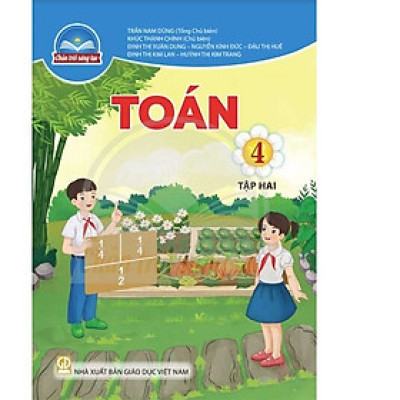 Sách giáo khoa Toán 4- tập hai- Chân Trời Sáng Tạo (Kèm Nilon bọc Sách)