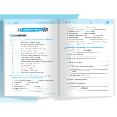 Combo Ngữ Pháp Tiếng Anh Nâng Cao Lớp 6 Global (2 Tập)