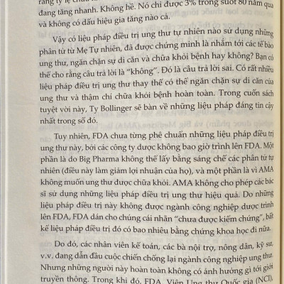 Ung Thư - Sự Thật, Hư Cấu, Gian Lận và Những Phương Pháp Chữa Lành Không Độc Hại 