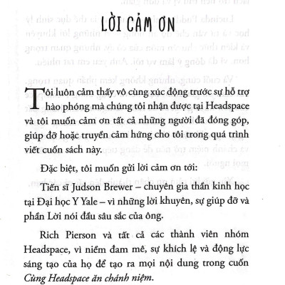 Cùng Headspace Ăn Chánh Niệm