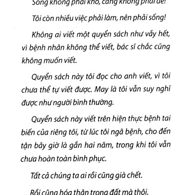 Hành Trình Vượt Qua Cái Chết Của Người Bị Tai Biến Mạch Máu Ở Thân Não (Song Ngữ Anh - Việt)