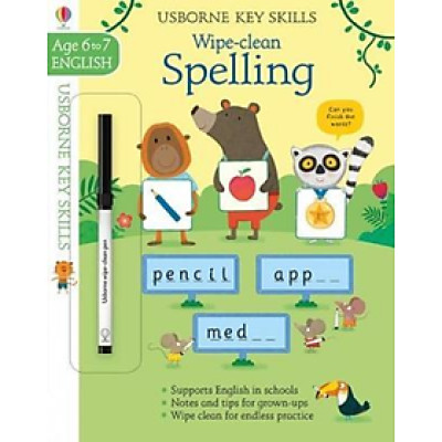 Sách tẩy xóa tiếng Anh - Wipe-clean Spelling 6-7