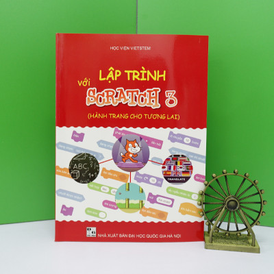 Combo 2 sách Luyện thi hội thi tin học trẻ với Scratch 3 cấp Tiểu học