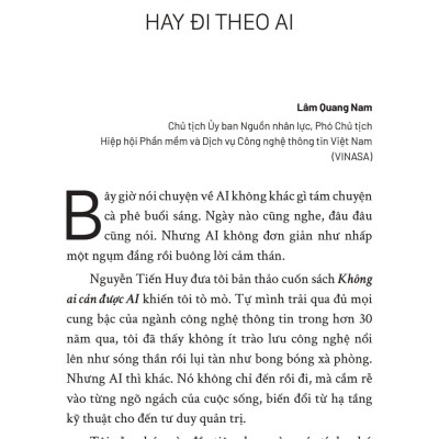 Sách - Không Ai Cản Được AI - Hiểu AI Từ Căn Gốc Để Phát Triển Sự Nghiệp