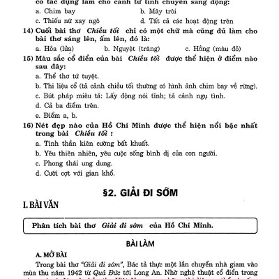 Ôn Tập Luyện Thi Trắc Nghiệm THPTQG 2019 - Môn Văn