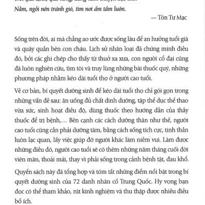 Bí Quyết Dưỡng Sinh Cổ Truyền - Khí Công Và Ẩm Thực