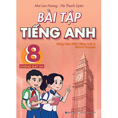 Bài Tập Tiếng Anh Lớp 8 - Không Đáp Án (Dùng kèm SGK Tiếng Anh 8 Global Success)