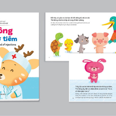 Full Combo (bộ 5 cuốn) Ehon Kỹ Năng Sống Thỏ Bông - Âm Thanh - Nhận Biết (Tặng Vòng Dâu Tằm May Mắn Cho Bé)