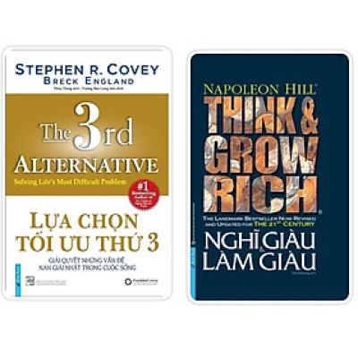 Combo Bìa cứng Lựa chọn tối ưu thứ 3 + Nghĩ giàu và làm giàu Bản Quyền