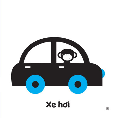 Sách - Sách Kích Thích Thị Giác Và Xúc Giác - Phương Tiện Giao Thông - Bìa Cứng