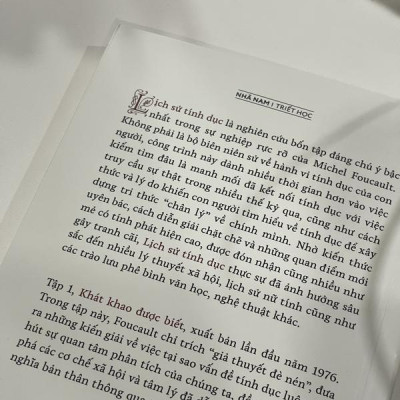 Sách - Lịch sử Tính dục (Tập 1): Khát khao được biết (Nhã Nam HCM)