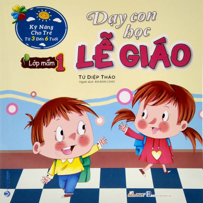 Combo  Dạy Con Học Lễ Giáo - 6 Cuốn - Tứ Diệp Thảo - Tái Bản - Vanlangbooks