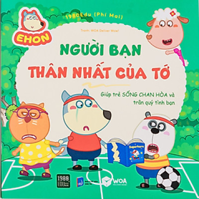 Sách Wolfoo Ehon - Người Bạn Thân Nhất Của Tớ