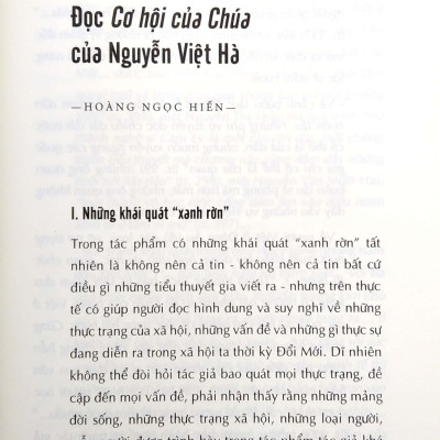 Cơ Hội Của Chúa - Bản Đặc Biệt - 	Nguyễn Việt Hà