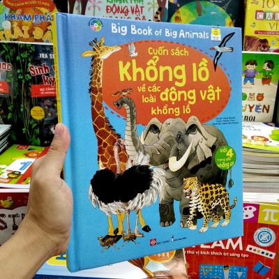 Sách Tương Tác - Big book - Cuốn sách khổng lồ về các loài động vật khổng lồ