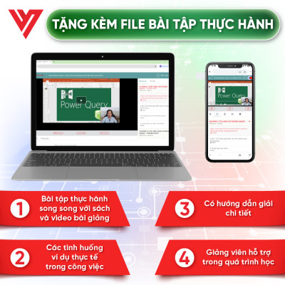 Sách Excel Power Query Và Power Pivot Tự Động Hóa Dữ Liệu Báo Cáo Cơ Bản ĐÀO TẠO TIN HỌC Có Kèm Video Khóa Học