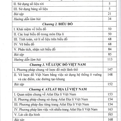 Phân Tích Bảng Số Liệu, Vẽ Biểu Đồ, Lược Đồ Việt Nam, Đọc Atlat Địa Lí
