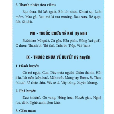 Thuốc Nam Và Châm Cứu - Phần Dược