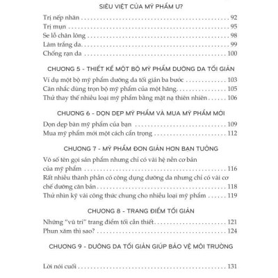 Dưỡng Da Tối Giản