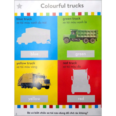 100 Phương Tiện Di Chuyển Đầu Tiên Của Bé - Sách Dán Hình Thông Minh - Hơn 500 Hình Dán