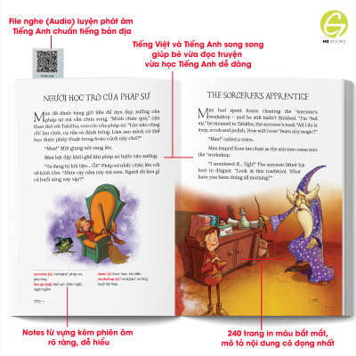 Sách Song Ngữ - 10 phút đọc truyện trước giờ đi ngủ: Truyện phiêu lưu - Phát triển tính cách cho bé yêu